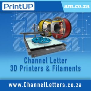 PrintUP Channel Letter 3D Printers, Large Size Dual Colour FDM 3D Printers